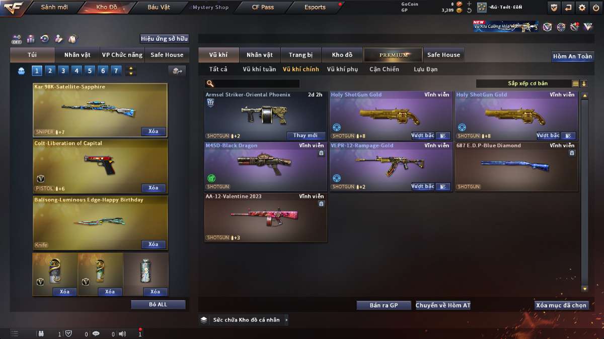 shop acc cf uy tin gia re